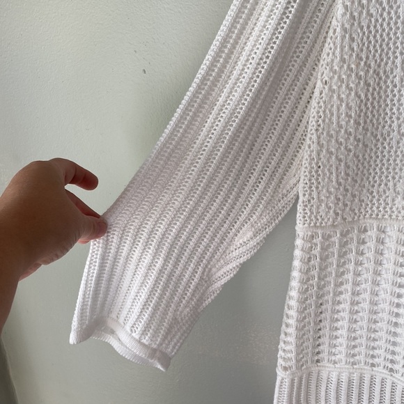 Alfred Dunner Open Knit Top Size Large - Picture 4 of 5